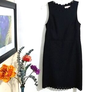 ANN TAYLOR LOFT NWT BLACK SHEATH DRESS SIZE 6